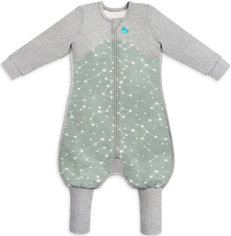 Love to Dream: Sleep Suit Organic Long Sleeve 1.0 TOG - Stellar Olive (6-12 Months)