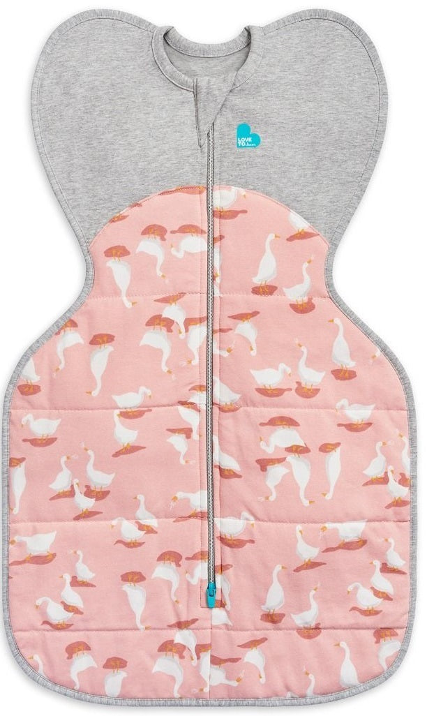 Love to Dream: Swaddle Up Cool 2.5 TOG - Silly Goose Pink (Newborn) (Suitable for 2.2-3.8kg)
