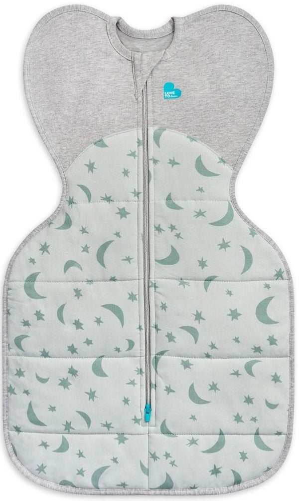 Love to Dream: Swaddle Up Cold 3.5 TOG - Moonlight Olive (Medium) (Suitable for 6-8.5kg)