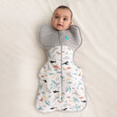 Love to Dream: Swaddle Up Designer Cool 2.5 TOG - Whales (Small) (Suitable for 3.5-6kg)