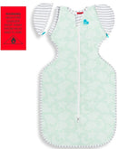 Love to Dream: Swaddle Up Transition Bag Organic 1.0 TOG - Mint Celestial (Medium) (Suitable for 6-8.5kg)