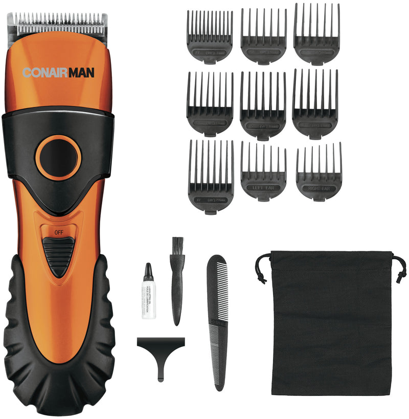ConairMan: Rugged Commander Head Clipper with Turbo Power Boost