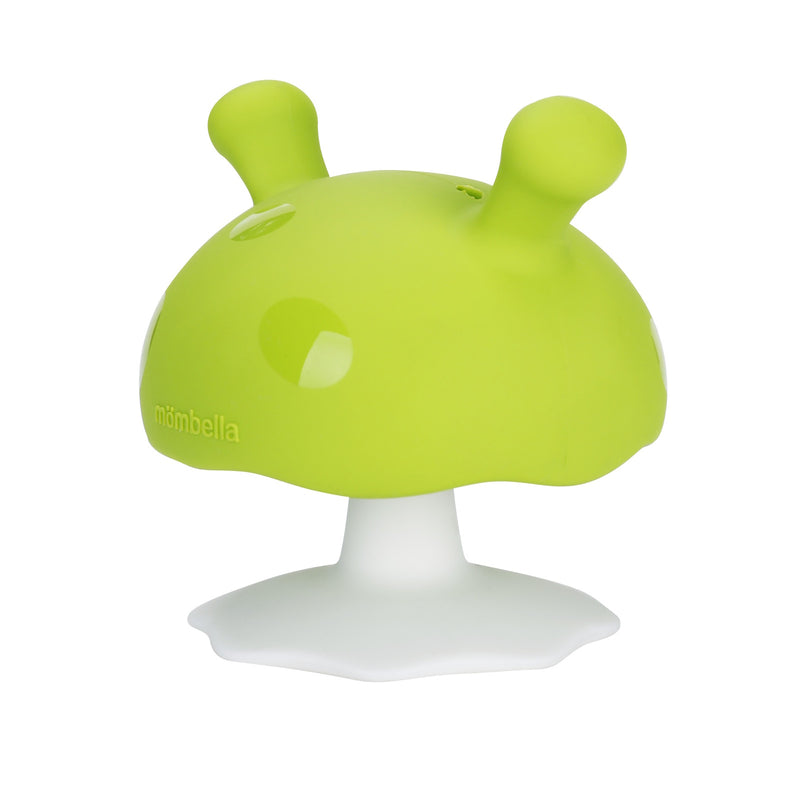 Mombella: Mushroom Soothing Teether - Green