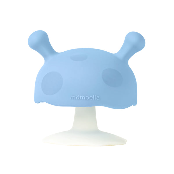 Mombella: Mushroom Soothing Teether - Blue