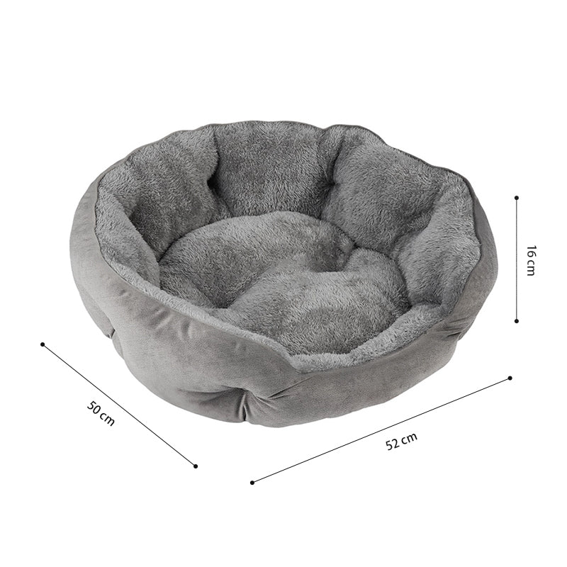 PETSWOL Cozy Pet Bed - Grey