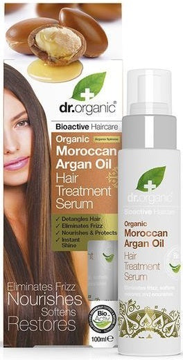 Dr. Organic: Moroccan Argan Oil Hair Treatment Serum (100ml)