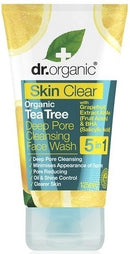 Dr. Organic - Skin Clear Organic Tea Tree Deep Pore Face Wash (125ml)