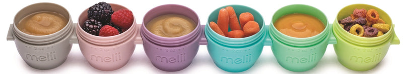 Melii: Snap & Go Pods - Multicolour (6 x 57ml Pack)