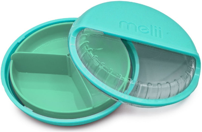 Melii: Spin Snack Container - Blue & Mint