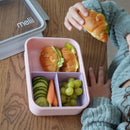 Melii: Bento Box with Removable Divider - Pink (1250ml)