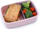 Melii: Bento Box with Removable Divider - Pink (880ml)