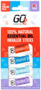 Go2: Essential Oil Inhaler Stick Value Pack (4x1ml)
