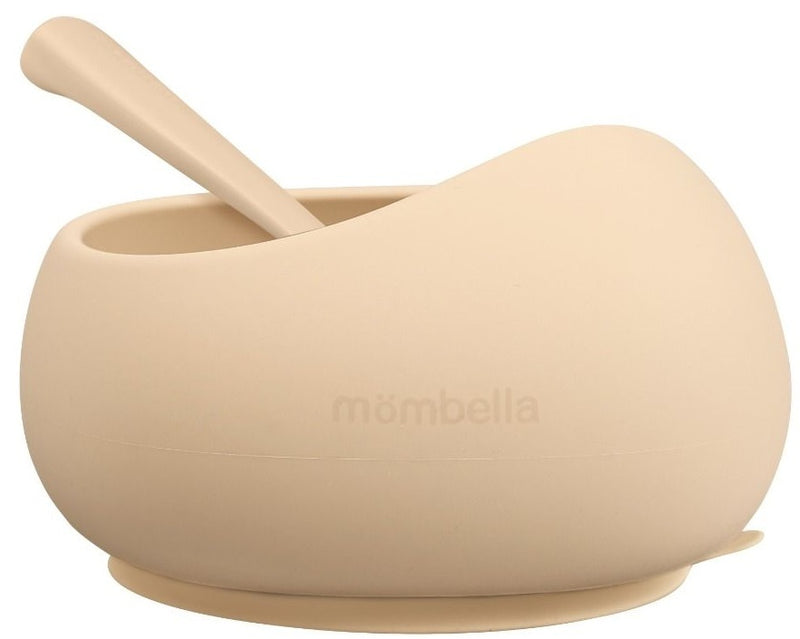 Mombella: Silicone Suction Bowl - Light Brown