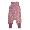 Woolbabe: Duvet Merino/Organic Cotton Sleeping Suit - Orchid Wildflower (2 years)