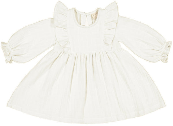Stevie Rose: Lara Dress - White (6-12 Months)