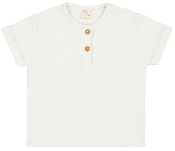 Stevie Rose: Teddy T-Shirt - White (3 Years)