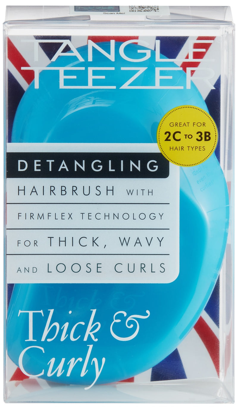 Tangle Teezer: Thick and Curly Detangling Brush - Azure Blue