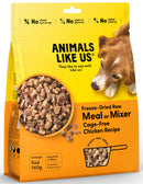 Animals Like Us: Freeze-Dried Raw Meal or Mixer Cage-Free Chicken Recipe Dog food (140g)