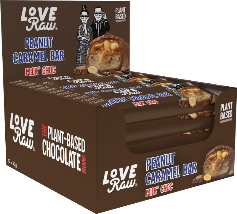 LoveRaw: Peanut Caramel Bar - 40g (12 Pack)
