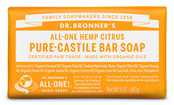 Dr Bronners: Bar Soap - Citrus (140g)
