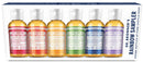 Dr Bronners: Liquid Soap - Rainbow Sampler (6x59ml)