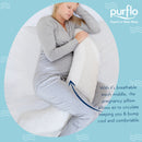 Purflo: Breathe Pregnancy Pillow - Hazel