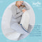 Purflo: Breathe Pregnancy Pillow - Hazel