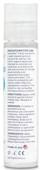 plusOne: Hydrolube Personal Water-Based Lubricant (30ml)