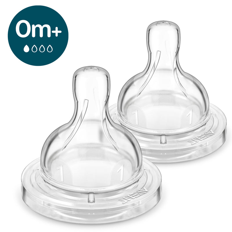 Avent: Anti-Colic Newborn Teat - 2 pack