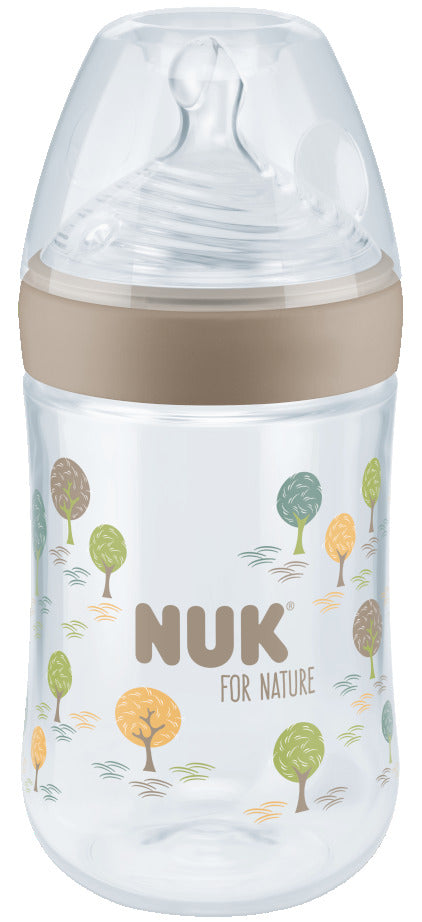 NUK: For Nature PP Bottle - Beige (260ml/Medium Teat)