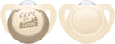 NUK: For Nature Silicone Soothers - 6-18 months Cream (2 Pack)