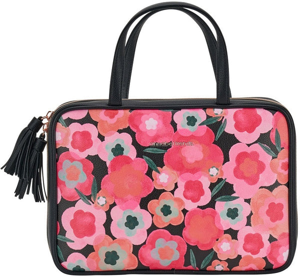 Annabel Trends: Vanity Toiletries Bag - Midnight Blooms