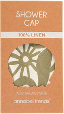 Annabel Trends: Linen Shower Cap - Abstract Gum