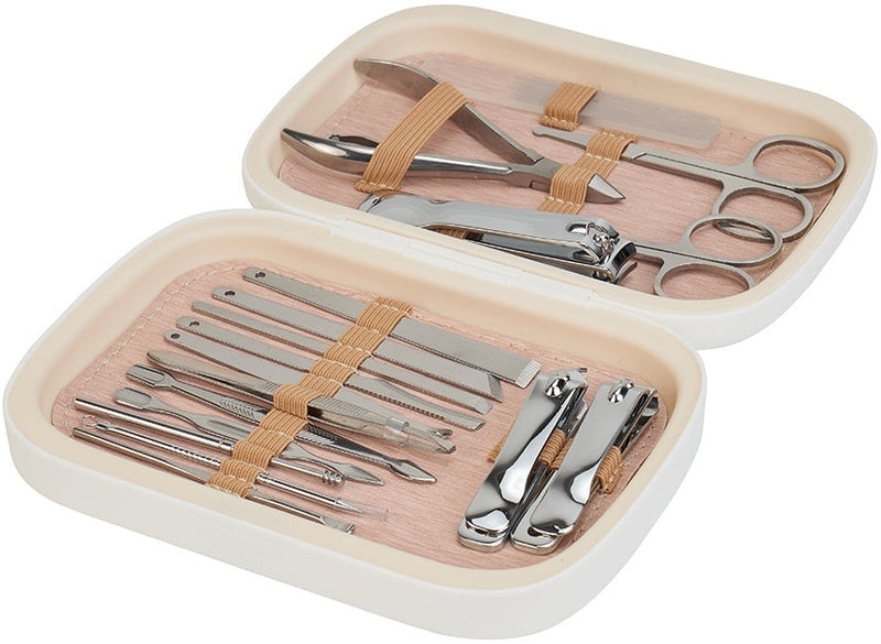 Annabel Trends: Spatrends Stainless Manicure Kit (18 Piece Set)