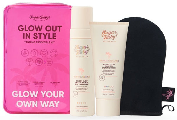 Sugar Baby: Glow Out in Style Essential Tanning Set