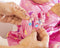 Bibado: Highchair Coverall Bib with Long Sleeves - Pink Unicorn