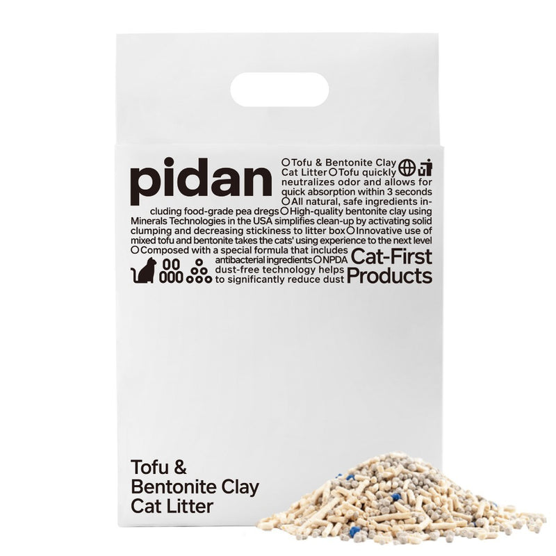 Pidan Composite Tofu Cat Litter - Tofu & Crushed Bentonite 2.4KG/Bag