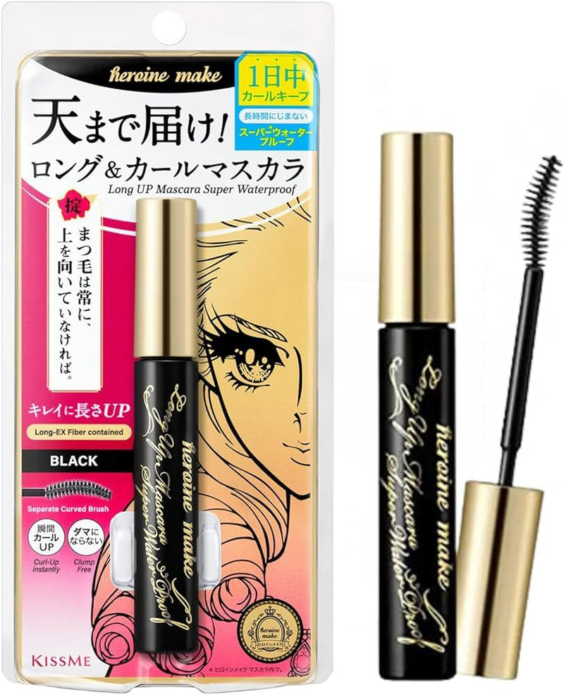 Isehan: Kiss Me Heroine Make Prime Long & Curl Mascara Super Waterproof (01 Black)