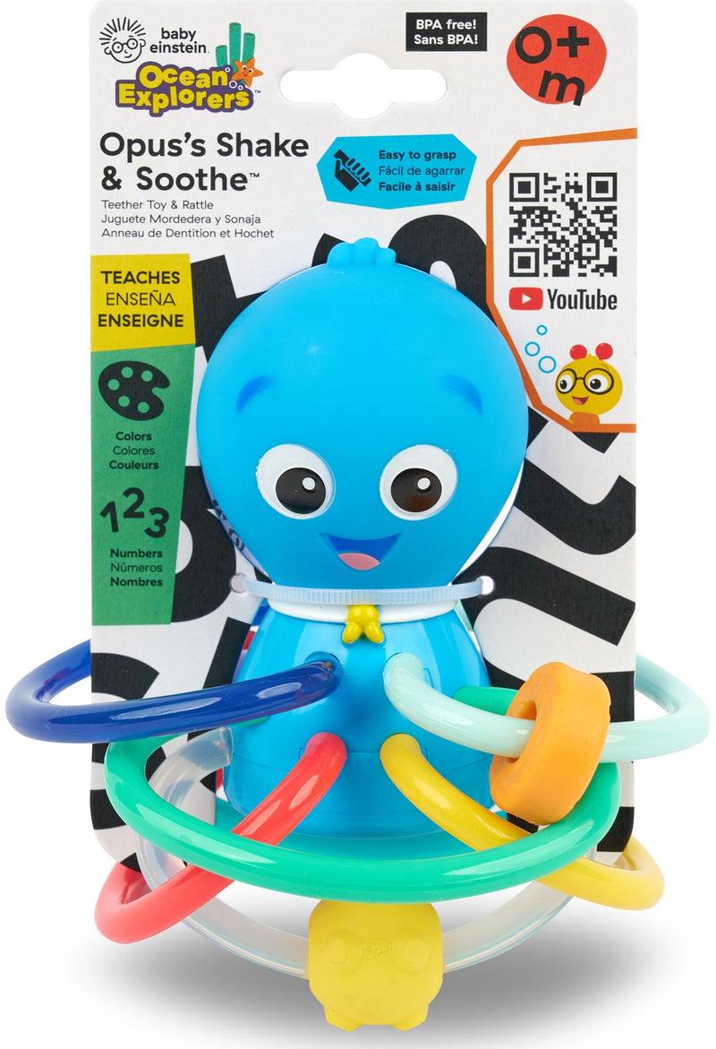 Baby Einstein: Opus's Shake & Siithe Teether Toy and Rattle