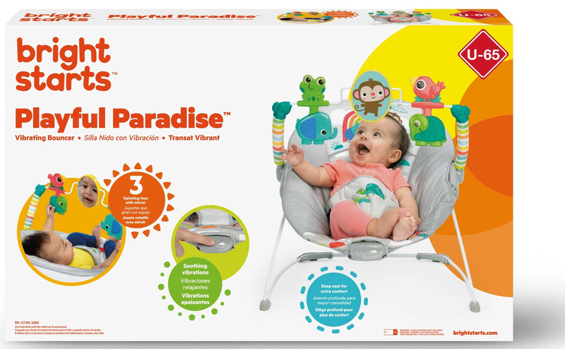 Bright Starts: Playful Paradise Vibrating Bouncer