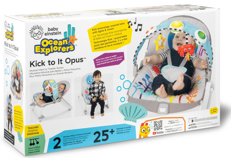 Baby Einstein: Ocean Explorers Kick it to Opus Musical Infant to Toddler Rocker