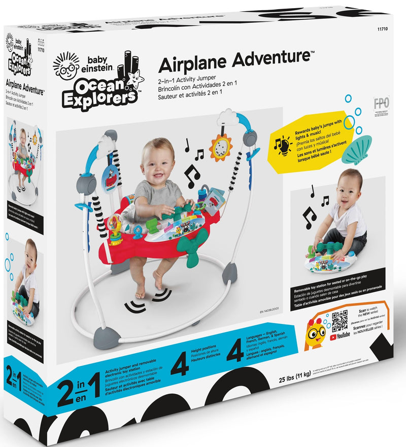 Baby Einstein: Airplane Adventure 2 in 1 Activity Jumper