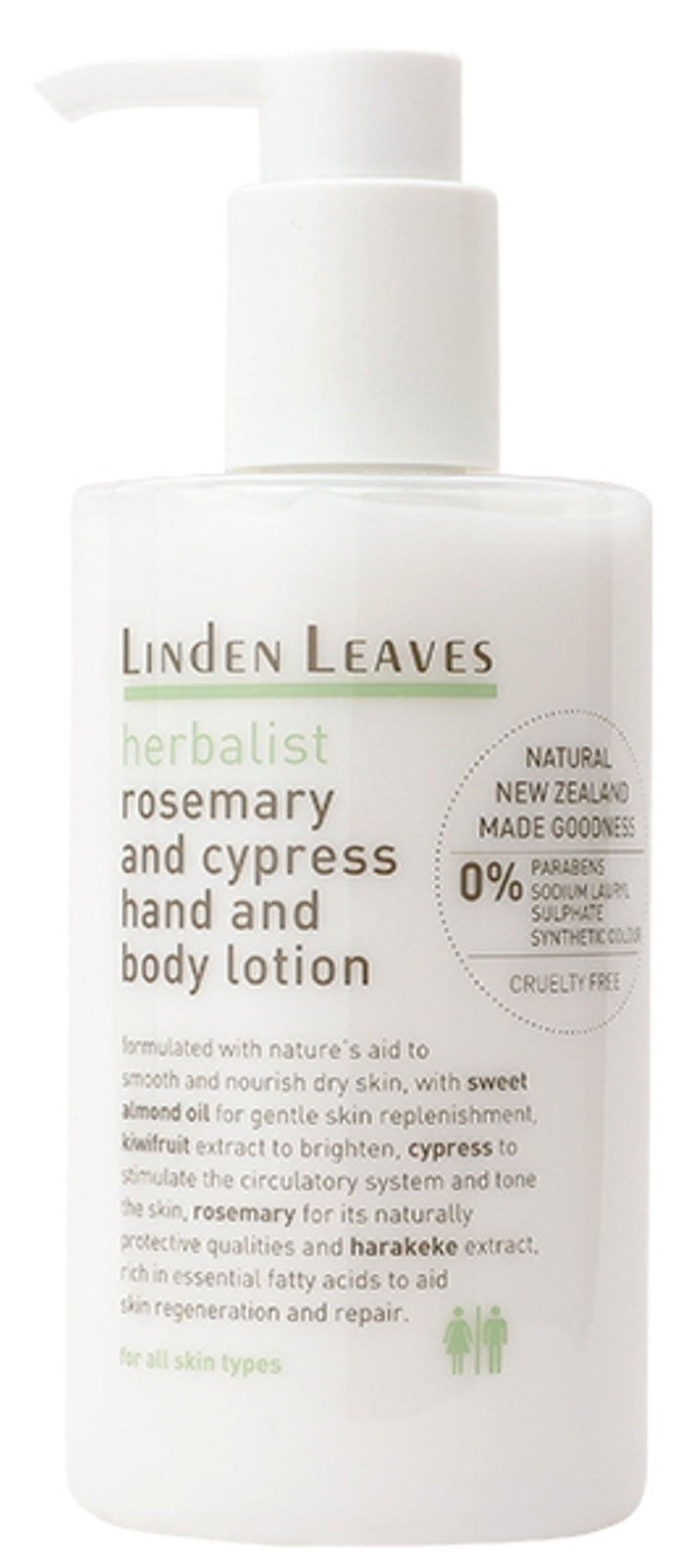 Linden Leaves: Rosemary & Cypress Lotion (300ml)