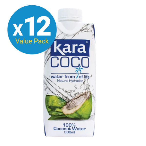 Kara Coco: Coconut Water - 330ml (12 Pack)