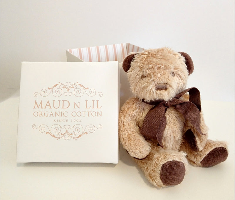 Maud n Lil: Mini Cubby the Teddy Bear - Brown (Gift Boxed)