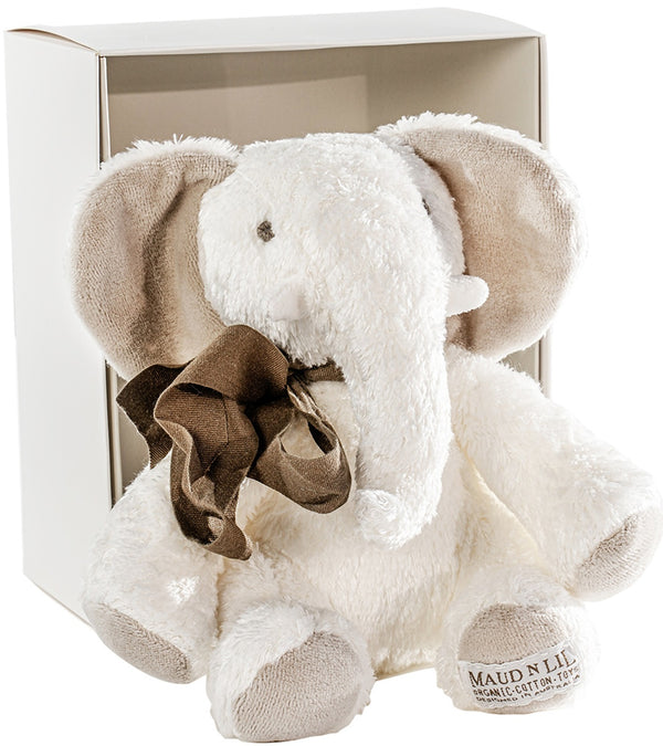 Maud n Lil: Nellie Fluffy Elephant - Gift Boxed
