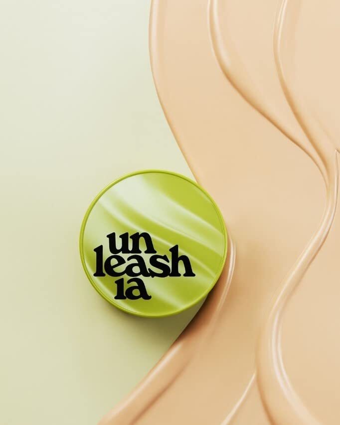 UNLEASHIA: Satin Wear Healthy-Green Cushion -