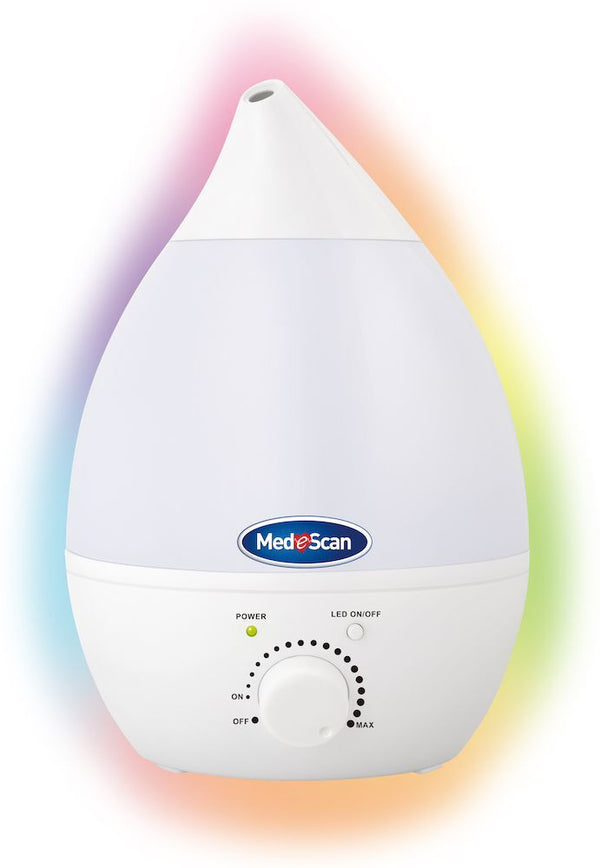 Medescan Rainbow Mist - Ultrasonic Cool Mist Humidifier