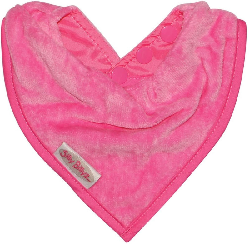 Silly Billyz: Towel Bandana Bib - Cerise