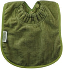 Silly Billyz: Towel Plain Large Bib - Olive